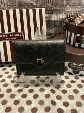Henri Bendel Miss Bendel Envelope Coin Purse Plus Dust Bag